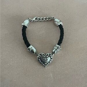 Brighten Silver Heart Charm Bracelet | Adjustable | Classic Romantic